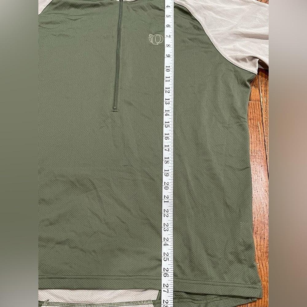 Pearl Izumi Men's Olive and Beige Short Sleeve Tee - Picture 5 of 9